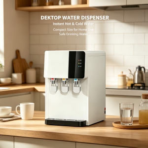 Countertop Household Dispenser for Chilled, Hot, and Room-Temperature Water