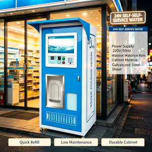 9–14 Stage Filtration, UV & Ozone Sterilization, Washable, Coin/Card-Operated Water Vending Machine