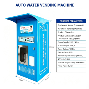 24-Hour Self-Service Customizable Water Vending Machine