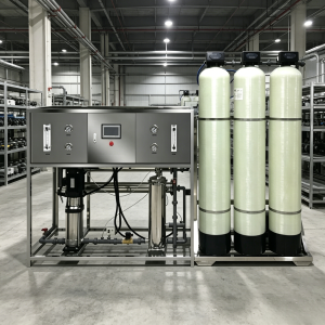 1 T/h RO Industrial Water Treatment System with Touchscreen and Remote Monitoring Controller