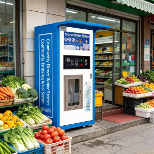 Coin-Operated, Card-Operated, and Qr Code-Operated Water Vending Machines